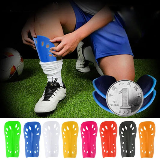 Football Shields Soccer Shin Guards Kits for Children Man 1pair  Protective Gear Breathable Plastic Safety Shin Pads Accessories