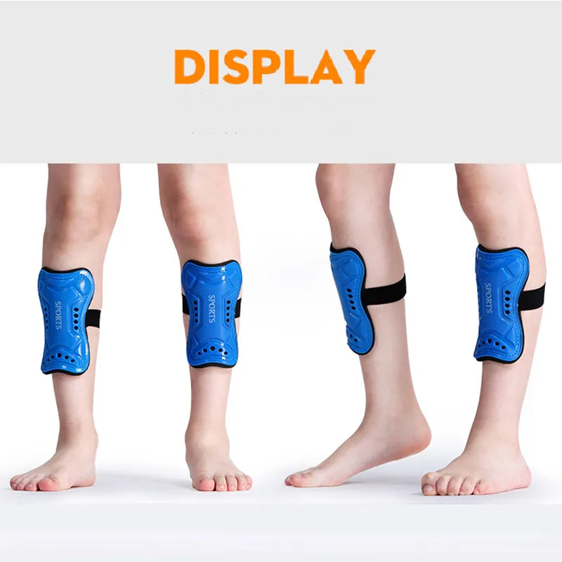 1 Pair Elastic Bandage Adjustable Soccer Shin Guards Pads For Adults Kids Football Shin Pads Leg Sleeves  Knee Support Pads
